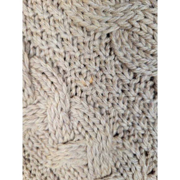 Aran Crafts Poncho Sweater Womens Small Medium Knit 100% Merino Wool Ireland - Picture 11 of 11